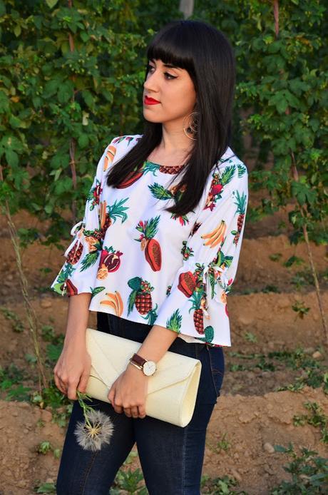 Blusa de frutas