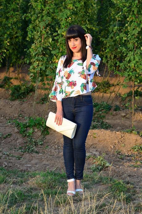 Blusa de frutas
