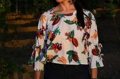 Blusa de frutas