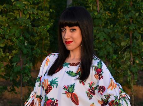 Blusa de frutas