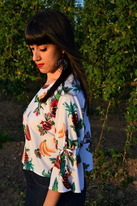 Blusa de frutas