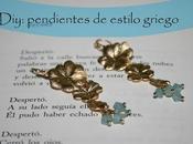 Diy: pendientes estilo griego