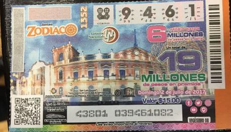 San Luis Potosí aparece en la Lotería Nacional en serie de Patrimonio Mundial