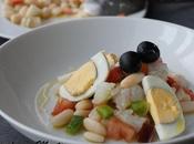 Ensalada alubias bacalao