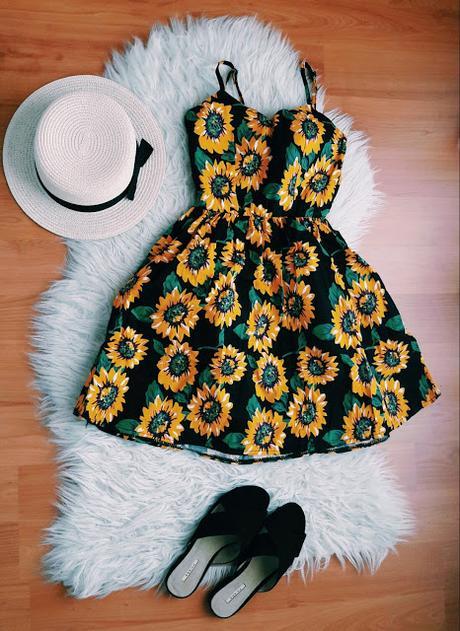 Get the look (low cost): Vestido de girasoles