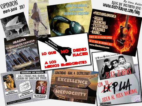ARTICULOS DE OPINION EN EL BLOG DE DISTRITO UVE, PRIMERA MITAD 2017
