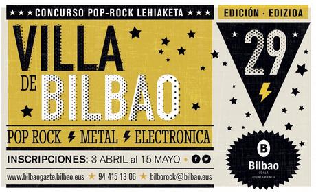 CONCURSO POP-ROCK VILLA DE BILBAO 2017