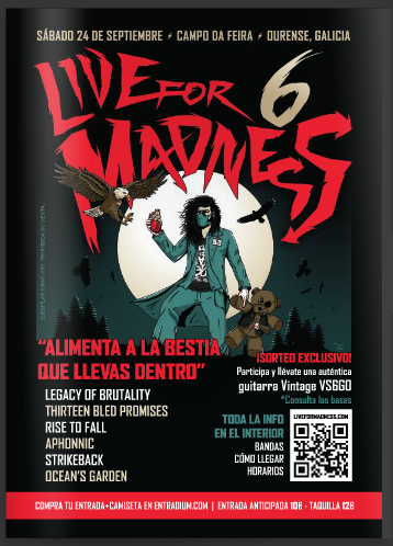 EL VI LIVE FOR MADNESS FINALISTA EN LOS IBERIAN FESTIVAL AWARDS 2017
