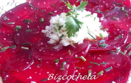 CARPACCIO DE REMOLACHA