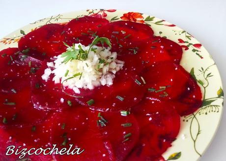 CARPACCIO DE REMOLACHA