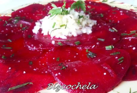 CARPACCIO DE REMOLACHA