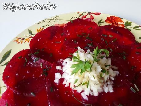 CARPACCIO DE REMOLACHA