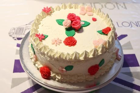 Tarta De Mantequilla Floreada