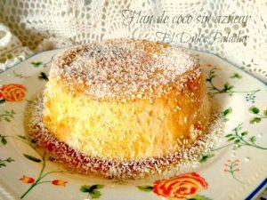 Flan de coco sin azúcar, un postre rico y fácil de hacer