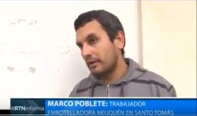 17 familias sin trabajo por el vaciamiento de la embotelladora de Santo Tomás