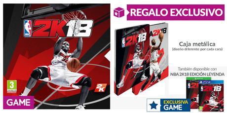GAME regalará una caja metálica con la reserva de NBA 2K18