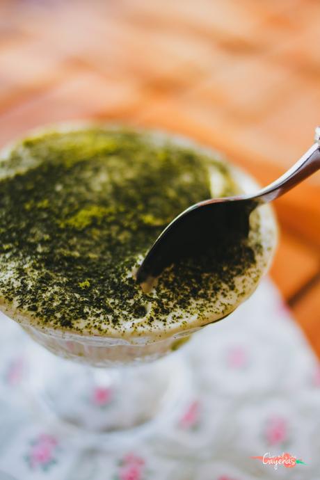 Tiramisú de Té Matcha