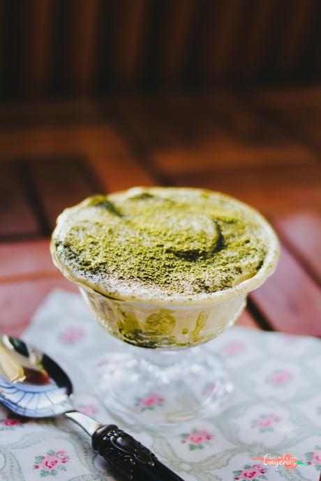 Tiramisú de Té Matcha