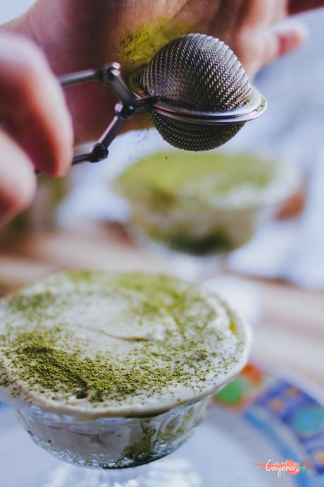Tiramisú de Té Matcha