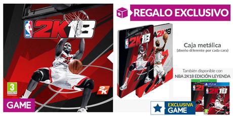 Llévate esta exclusiva caja metálica de NBA 2K18 con GAME