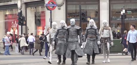 Los Caminantes Blancos invaden Londres por el estreno de la 7º temporada de “Juego de Tronos”