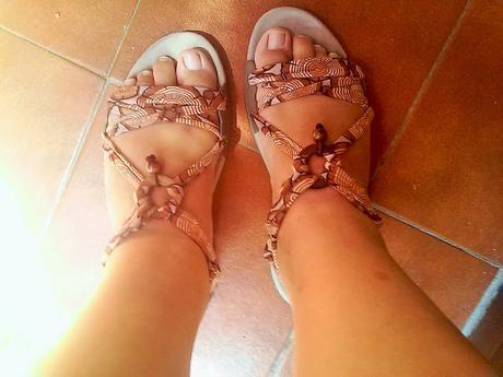 Sandalias de Decathlon con trapillo