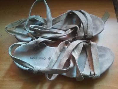 Sandalias de Decathlon con trapillo