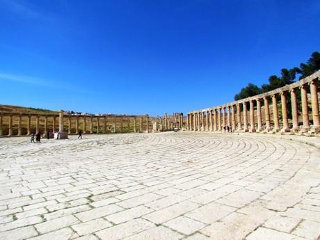 Ruinas de Gerasa o Jerash. Jordania