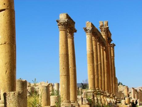 Ruinas de Gerasa o Jerash. Jordania