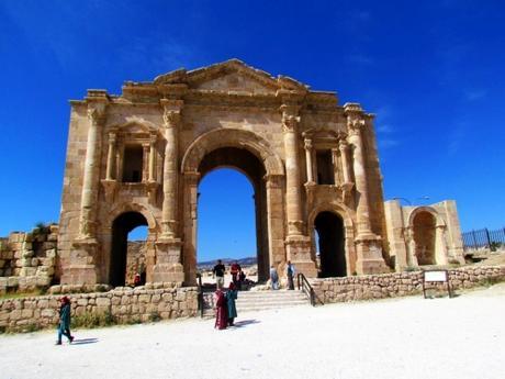 Ruinas de Gerasa o Jerash. Jordania