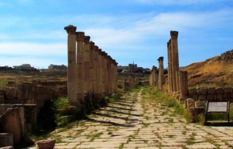 Ruinas de Gerasa o Jerash. Jordania