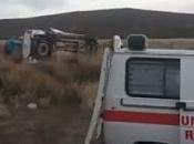 mujer murió vuelco Ruta jóvenes encuentran graves