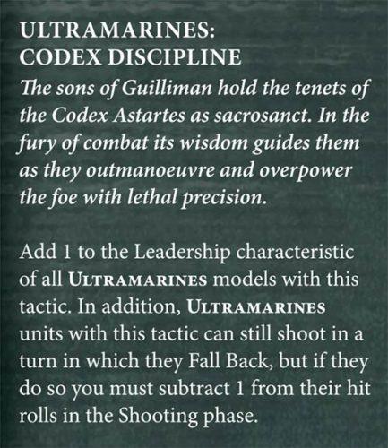 Perfil del Dread Redemptor y sobre los Ultramarines
