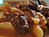 Estofado ternera vino tinto (Olla rápida)