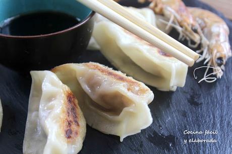 GYOZA DE LANGOSTINOS