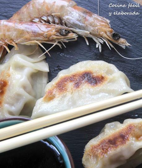 GYOZA DE LANGOSTINOS