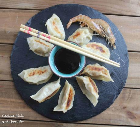 GYOZA DE LANGOSTINOS