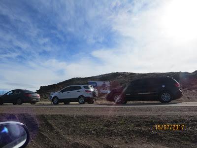 Ruta 237 cortada por acumulación de nieve (Ayer).-