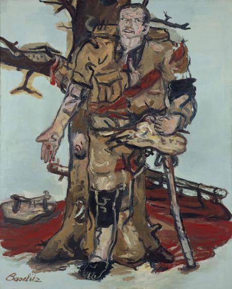 Los héroes caídos de George Baselitz se refugian en Bilbao