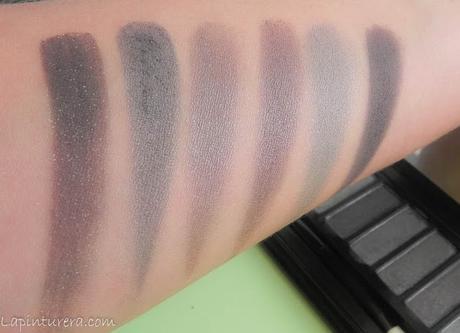 paleta w7 swatches 2