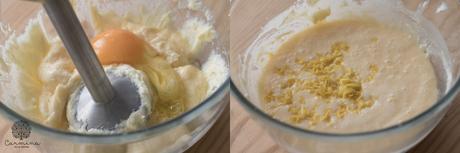 Bizcocho de melocotón Bizcocho de melocotón