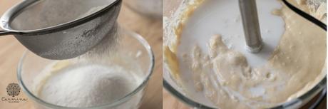 Bizcocho de melocotón Bizcocho de melocotón