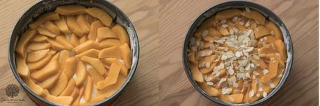 Bizcocho de melocotón Bizcocho de melocotón