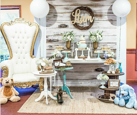 10 ideas para un baby shower rústico