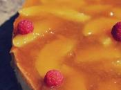 Cheesecake mascarpone melocoton