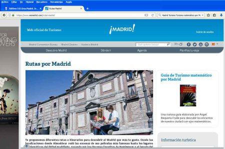 Guía de “Turismo matemático POR MADRID”