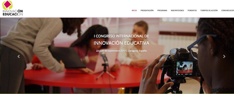 I Congreso Internacional de Innovación Educativa 22 y 23  de  septiembre en Zaragoza