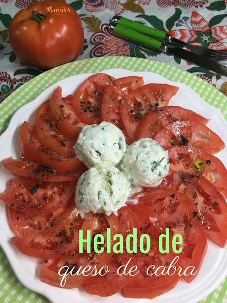 Helado De Queso De Cabra