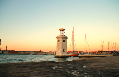 Barrios de Dorsoduro y la isla de San Giorgio Maggiore