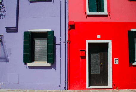 Burano y barrios de Cannaregio y Castello